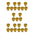 thumbnail image 2 of kurtrusly Versatile 5-Piece T-shape Wine Stopper Silicone Plug Cork Bottle Stopper Cap Collection Golden 5Set, 2 of 6