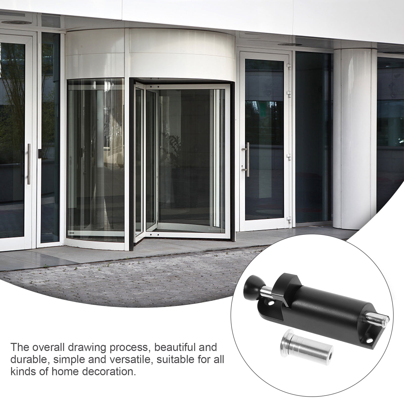 Frcolor Spring Pin Latch Springloaded Fence Bolt Door Slide Barrel