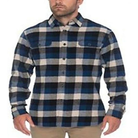 Jachs Men's Cotton Flannel Shirt Button Down