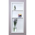 thumbnail image 3 of 14x36 Recessed Sloane Wall Niche with plain back and two shelves, 3 of 3