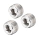 thumbnail image 1 of Enchufe hexagonal avellanado - Conector de tubo de acero inoxidable 1/2NPT con rosca macho, adaptador de tubo, 5 piezas, 1 of 3