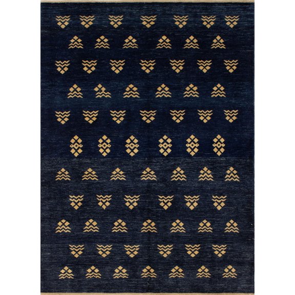 Peshawar Kailyn Blue/Beige Rug, 6'3" x 7'9"