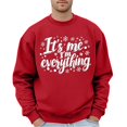 thumbnail image 5 of Christmas Sweatshirt for Men Women Long Sleeve Loose Casual Crewneck Pullover Sweatshirts for Couples, 5 of 5