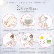 Project E Beauty SmoothPro+ IPL Laser Hair Removal Device | FDA Cleared Laser Hair Removal Device | Intense Pulsed Light | Permanent Hair Reduction