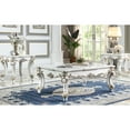 thumbnail image 3 of Classic Antique Pearl Coffee Table With Intricate Leg Scrolls - Adds Warmth To Decor Room, 3 of 6