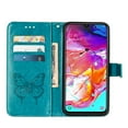 thumbnail image 3 of Galaxy A70 Phone Case, Dteck Embossed Butterfly Magnetic Flip PU Leather Wallet Foilo Case Stand Protective Cover with Hand Strap [Built-in card slots/money pocket] for Samsung Galaxy A70, Blue, 3 of 5