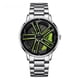 thumbnail image 3 of Reloj hueco para hombre, reloj de cuarzo con personalidad creativa, reloj de estilo de rueda moderno y moderno, 3 of 3