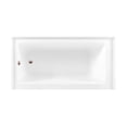 thumbnail image 4 of Aqua Eden CVTDE603122L5 60" Acrylic Rectangular 3-Wall Alcove Tub, Left Hand Drain, Glossy White/Oil Rubbed Bronze, 4 of 4