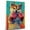 Akita, variant on Papillon Dog Boxing Art Stretched Canvas Size 8x12 – Papillon Dog Playing Boxing Wall Art, Dog Lover Canvas, Sports Theme Decor for Living Room