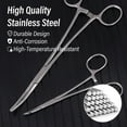 thumbnail image 3 of Dr.Fish Fishing Forceps Hook Remover Kit Straight and Curved with Retractable Lanyards, Stainless Steel Fishing Pliers for Fly Fishing Accessories 5 inch Sets., 3 of 9