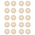 thumbnail image 1 of Cache-Tétons Jetables pour Femmes en Tissu de Soie Couleur Kaki Design Fleur Unique 10 Paires, 1 of 8