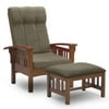 Mission Leisure Chair W/ Green Cushions