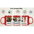thumbnail image 3 of Printtoo PersonalizedPhotoCollage CoffeeMugBest Grandpa Ever Custom Picture Ceramic CupDishwasher & Microwave Safe- 11 Oz -Red, 3 of 6