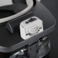 thumbnail image 3 of SHENMO Illuminated Headband Magnifier with LED Light, Head Mount Magnifier, Visor, Hands Free Headset, Magnifying Glass for Close Work, Sewing, Crafts, Reading, Repair, Jewelry., 3 of 5