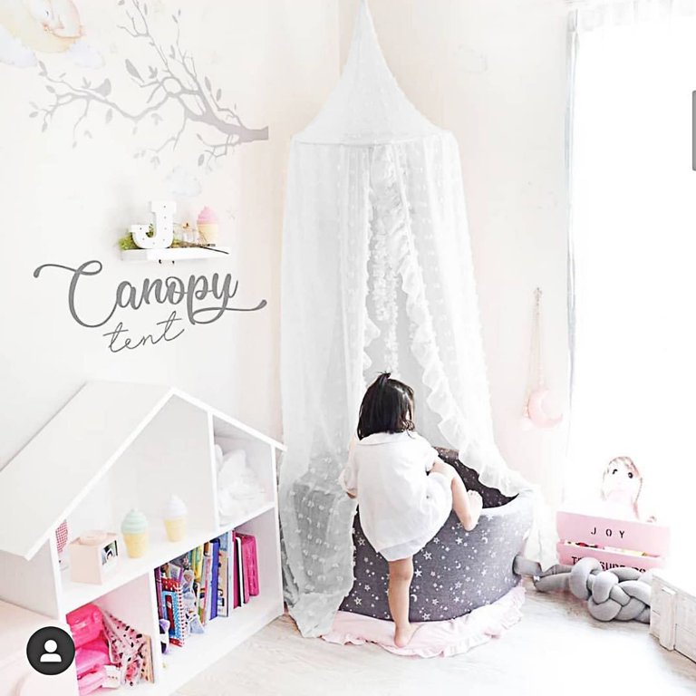 Camas infantiles con Dosel - DecoPeques  Hanging bedroom, Mommo design,  Girls bedroom