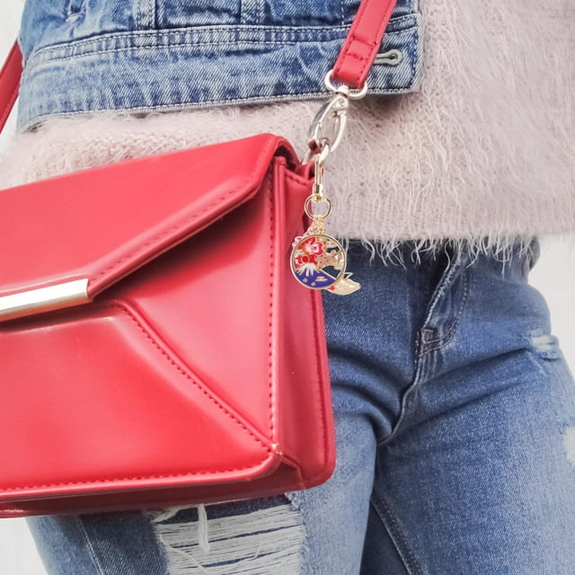 FUTUREORYY 2Ud Llavero Japonés De Kawaii Con De Cerezo Y Colgante Durable Para O