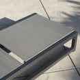 thumbnail image 5 of Nelson Outdoor Aluminum Framed Chaise Lounge with Grey Mesh Body, Set of 4, Black Finish, 5 of 10