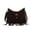 Coffee, variant on Women’s Vintage Motorcycle Fringe Buckle Crossbody Bag – Faux Leather Shoulder Purse with Adjustable Strap for Commuting and Casual Outings Coffee