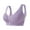 Purple, variant on Women's Double Lined Bralettes Cdg Large Cup Size Women Seamless Sports Bra Wirefree Yoga Bra with Removable Pads Black 4Xl