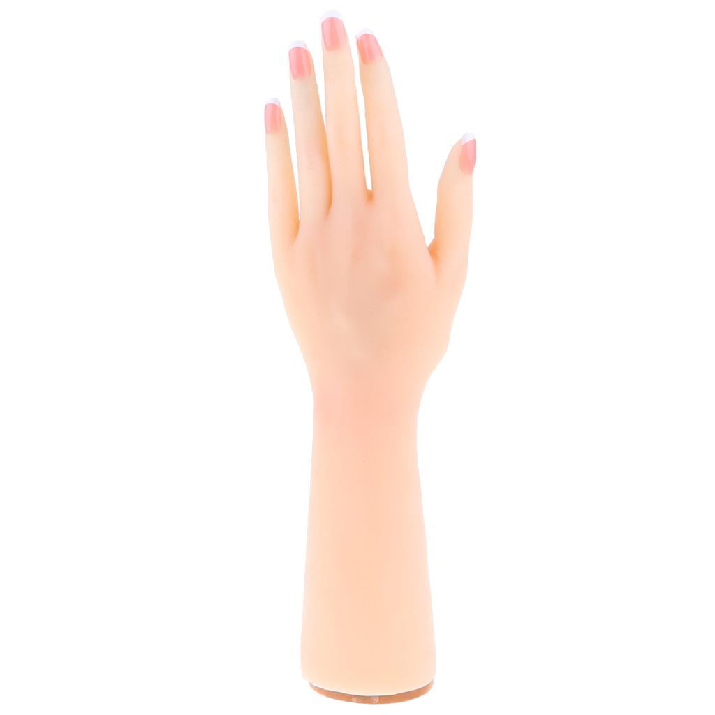 One-Pair Built-in Joint Realistic Female Mannequin Hands Model Jewelry Display 
