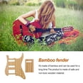 thumbnail image 1 of 6-Strings Guitar Smooth Pickguards Bamboo Single 17 Screws Coils Scratch Plate Solid Trem Cover Knobs Switch Tip Instrument Accessories, 1 of 1