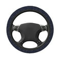 thumbnail image 3 of Easygdp Copper-Gold Gloss Outline Navy Dark Blue Elastic Steering Wheel Cover, Auto Accessories, Fit Suvs, Vans,Cars, Trucks -15 inch, 3 of 8