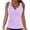 Purple, variant on Zuesphe Trendy Swimsuit, Tankini Tops for Women Swimwear - Tummy Control Bathing Suit V Bar Padded Adjustable Strap Swimsuit Ruched Swim Tank Top Only No Bottom, Vintage Swimwear