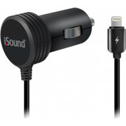 i.Sound 2.4A Car Charger with Lightning Connector