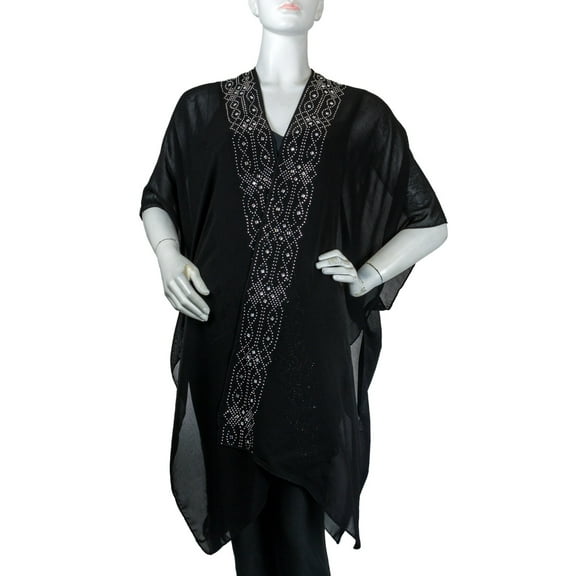 Jessica McClintock Women's Geometric Decorative Rhinestone Wrap