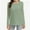 Light green, variant on Women's Long Sleeve Tunic Top - Basic Round Neck Casual Tee Shirt for Fall Fashion