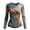Sky Blue, variant on QASIEATN Women's Casual Long Sleeved Sweatshirt Celebrates 250th Anniversary with The National Flag Flowers Patriotism and Flag Top