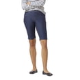 thumbnail image 2 of HUE Women's Cuffed Essential Denim Shorts, Black, Small, 2 of 5