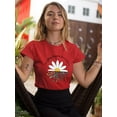 thumbnail image 2 of For A Reason Daisy T-Shirt Women -Image by Shutterstock, Female 5X-Large, 2 of 4