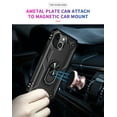 thumbnail image 4 of Allytech iPhone 13 Mini Case, Military Grade Protection Shockproof 360 Degree Kickstand Ring Stand Holder Magnetic Car Mount Case Cover for Apple iPhone 13 Mini, Black, 4 of 6