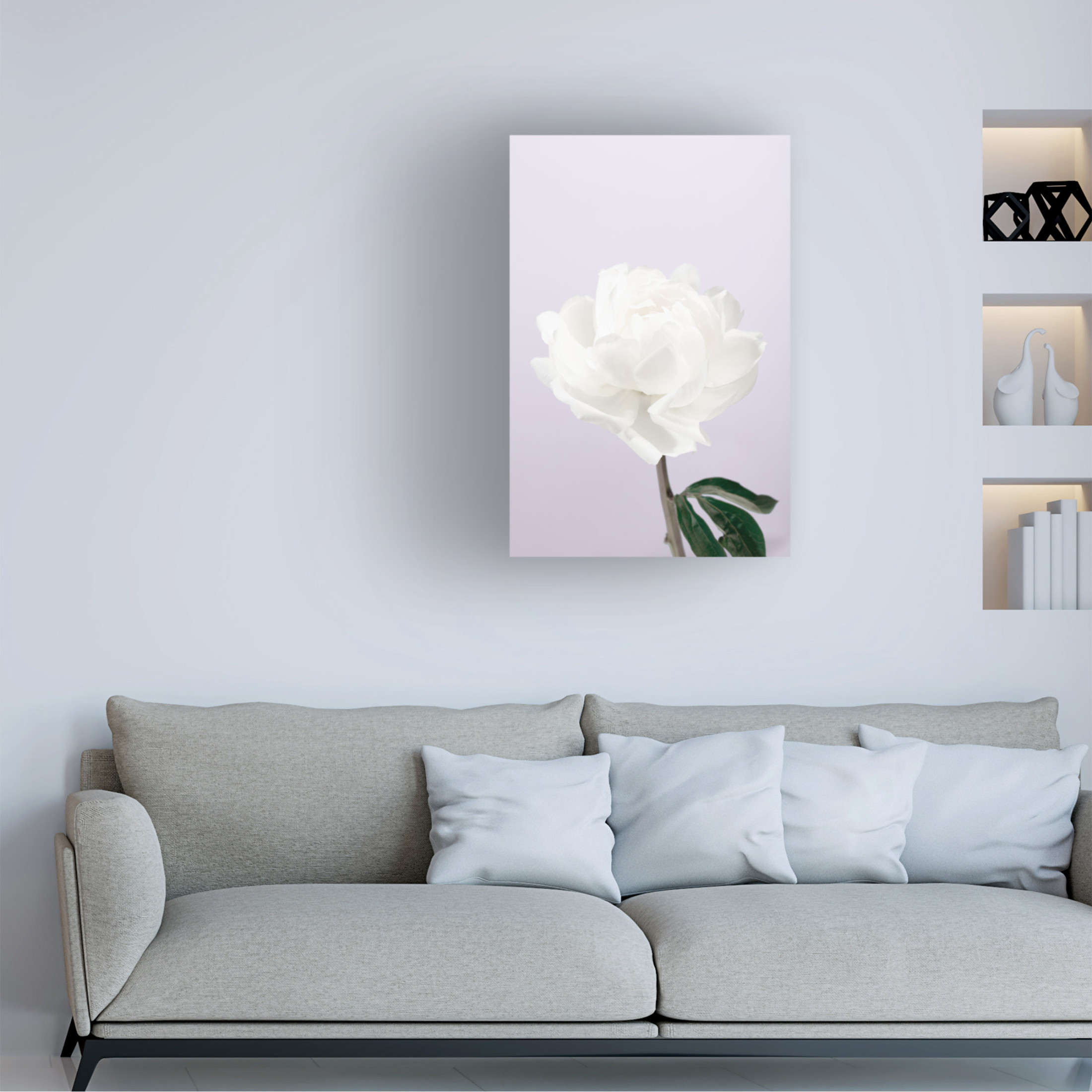 Trademark Fine Art Pictufy Studio Peony 3 Canvas Wall Art