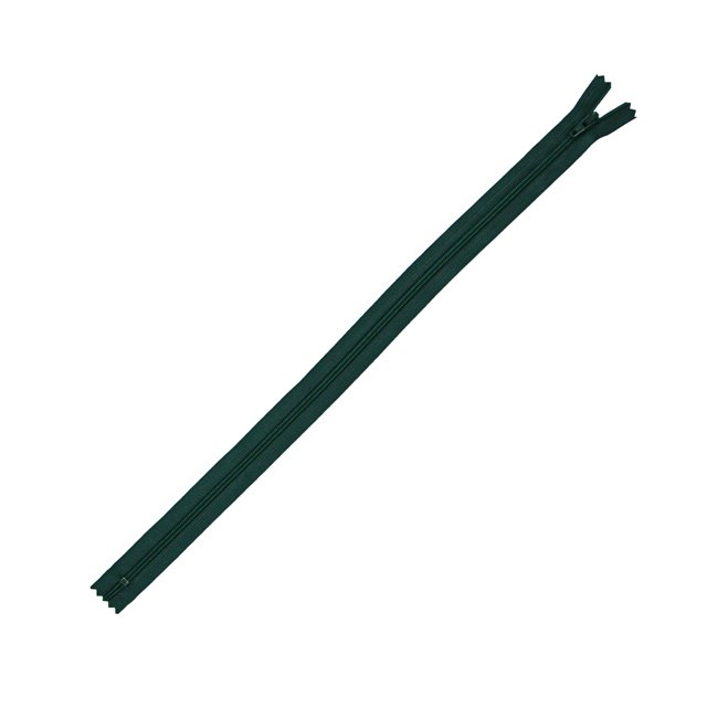 UNIQUE CREATIV All‑Purpose Closed‑End Zipper, 40 cm, Forest Green
