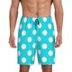 thumbnail image 1 of Fotbe Aqua And White Polka Dot Pantalones Cortos de Pijama para Hombre, Ropa de Dormir, Pantalones de Pijama Cortos para Hombre-4X-Large, 1 of 6