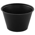 thumbnail image 2 of Crystalware PC4B25100C Disposable PP Plastic Portion Cups, 4 oz., Black (Pack of 2500), 2 of 4