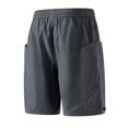 thumbnail image 3 of YLSDY Fashion Men's Quick Dry Swim Trunks with Zipper Pockets Beach Shorts Bathing Suits for Men - Mesh Liner Shorts Dark Gray XXXXL, 3 of 4