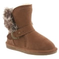thumbnail image 2 of Bearpaw Kid's Koko Boots Brown Suede Sheepskin 4 Big Kid M, 2 of 6