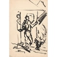 thumbnail image 2 of Arnold Peter Weisz-Kubínčan 11x14 Gold Ornate Wood Frame and Double Matted Museum Art Print Titled - Leaving for a Hunt (1915), 2 of 4