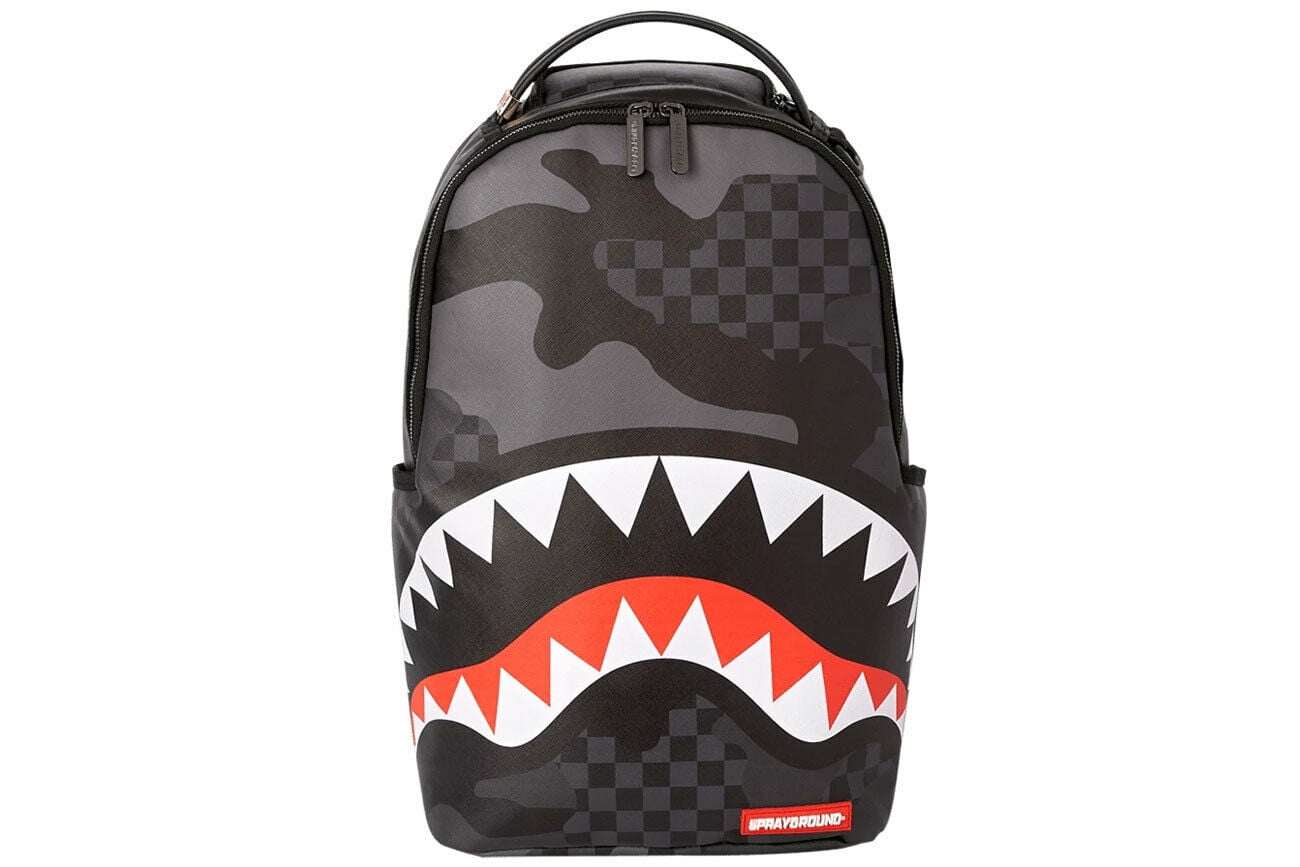 Sling Backpack Ba-pe Camo Shark Crossbody Shoulder Bag Chest Daypack For Gym Travel Hiking