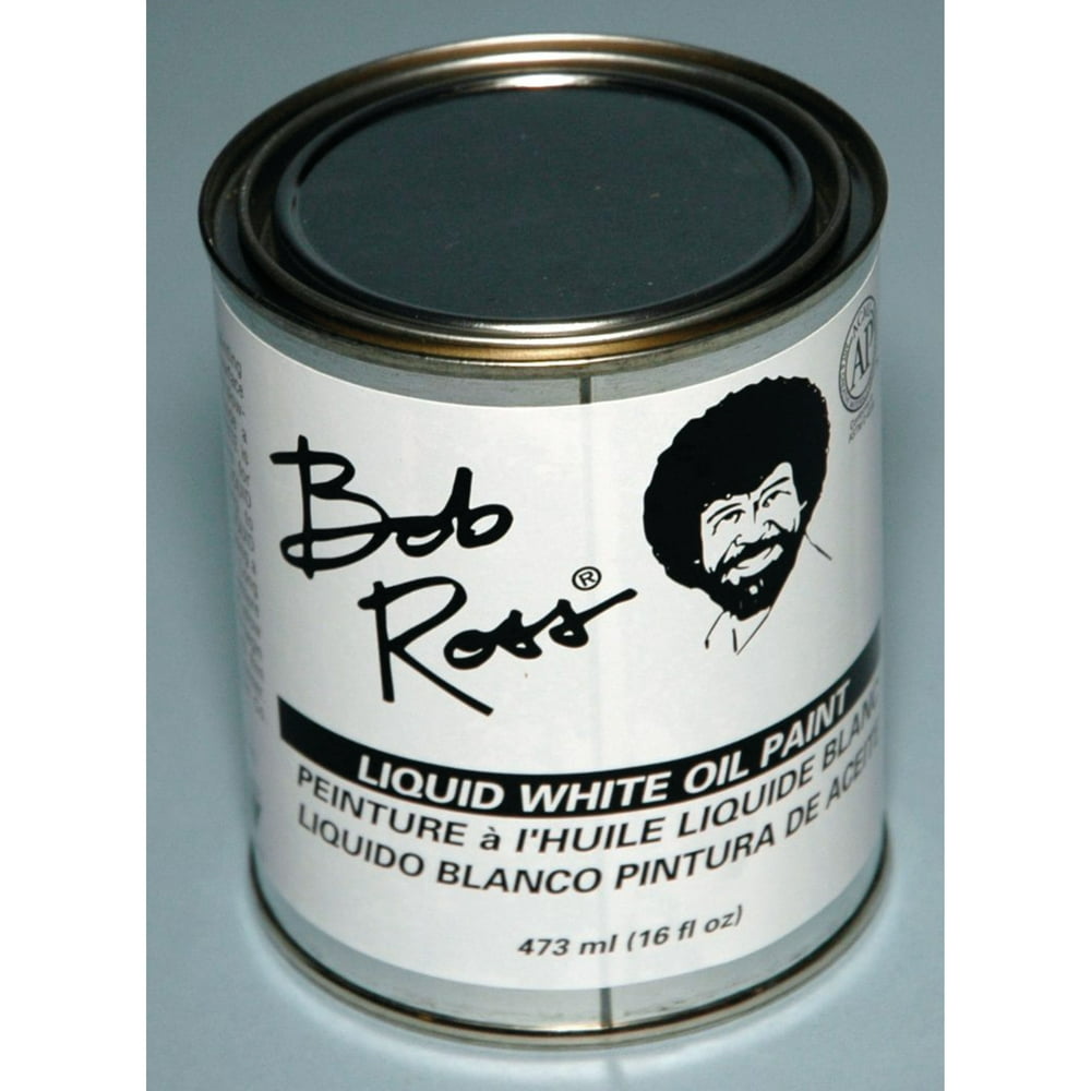 Bob Ross Liquid Base Coat, White, 16 oz.