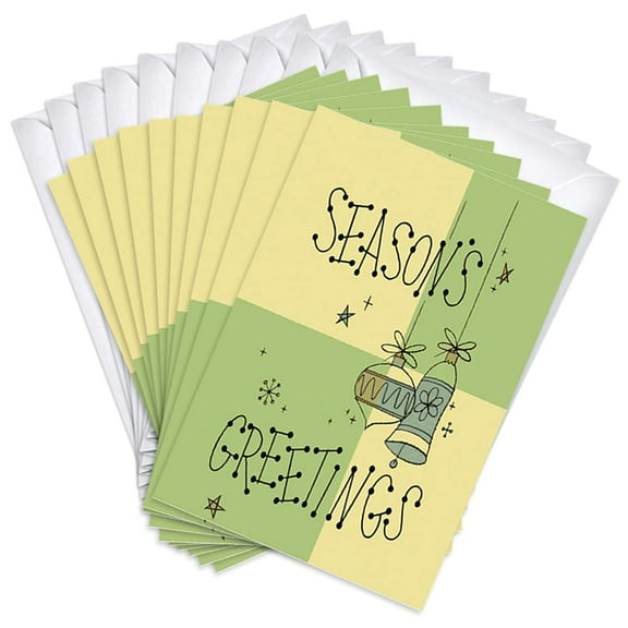 Decorations Fresh Alternative Holiday Greeting Cards | 10 Pack Bulk Set (4x6)