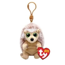 Ty Beanie Baby Bellies - BUMPER the Hedgehog (Plastic Key Clip - 4 Inch) Stuffed Plush Toy