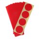 thumbnail image 4 of 10 Hojas (4 Piezas Cada Hoja) 1,97 Pulgadas s Redon Serra Puntos Pegatinas Envolver Etiquetas de Paquetes Codificación Suministros de Man rojo Baoblaze pegatinas de punto kraft, 4 of 8
