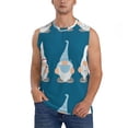 thumbnail image 2 of Goofa Nurse Doctor Gnomes Printed Men's Sleeveless T-Shirt - Athletic Gym Workout Tank Top for Men - Moisture-Wicking, UPF 30+ Quick-Dry Muscle Tee-XX-Large, 2 of 8