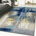 thumbnail image 4 of Luxe Weavers Modern Abstract Area Rug Blue 8x10 Bedroom Carpet, 4 of 6