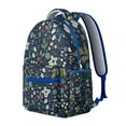 thumbnail image 2 of "Wildflower Print Backpack - Sunflower Themed School Backpack for Women, Water-Resistant College Bag, Laptop Backpack for Work & Commute", 2 of 6