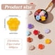 thumbnail image 2 of 600 cuentas de cera con forma de pata de gato, 24 colores, a granel, 2 of 5